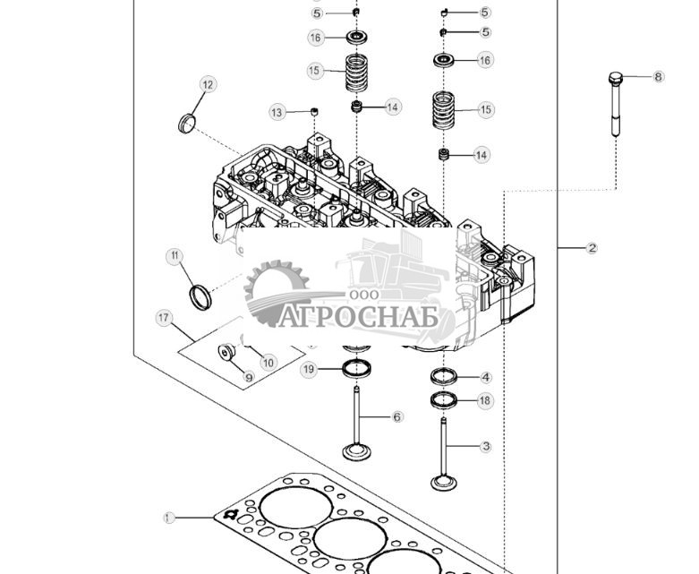 5102 Головка блока цилиндров с клапанами - ST390039 151.jpg